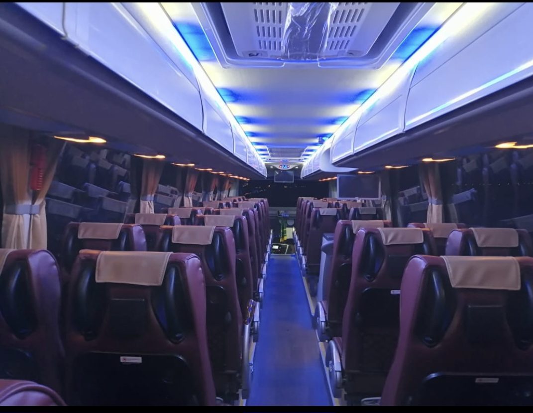 The NMU coach used for group transportation