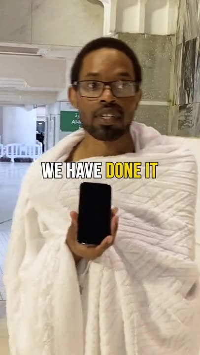 Cyrus reflecting during his first Umrah